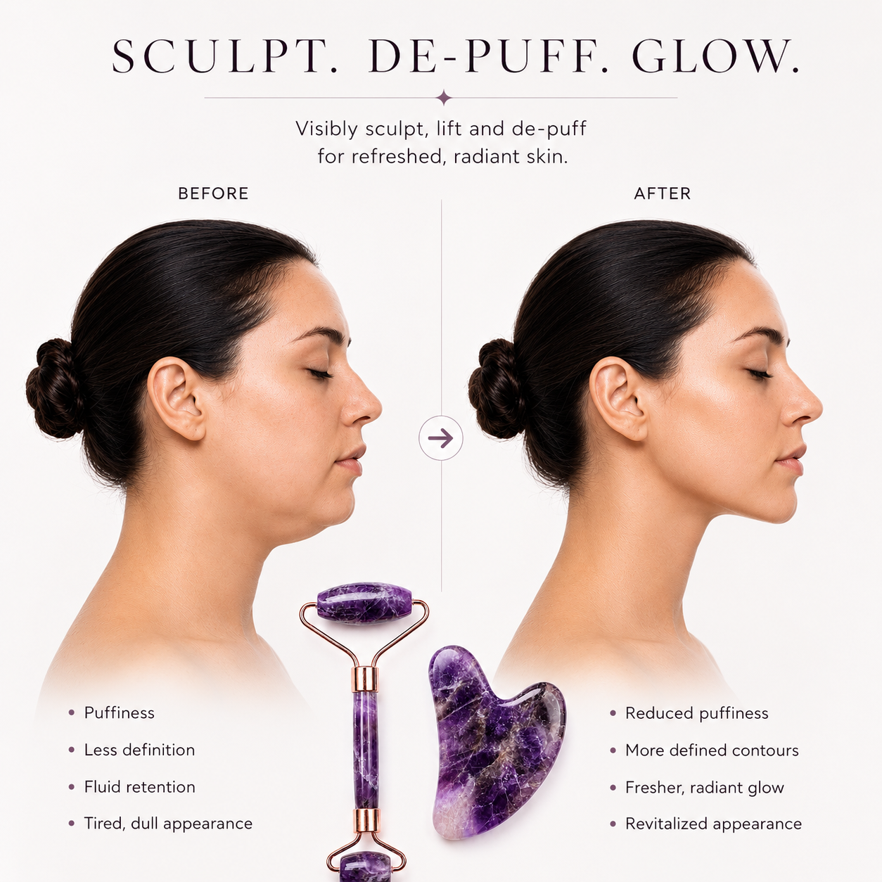 Roller & Gua Sha Visage