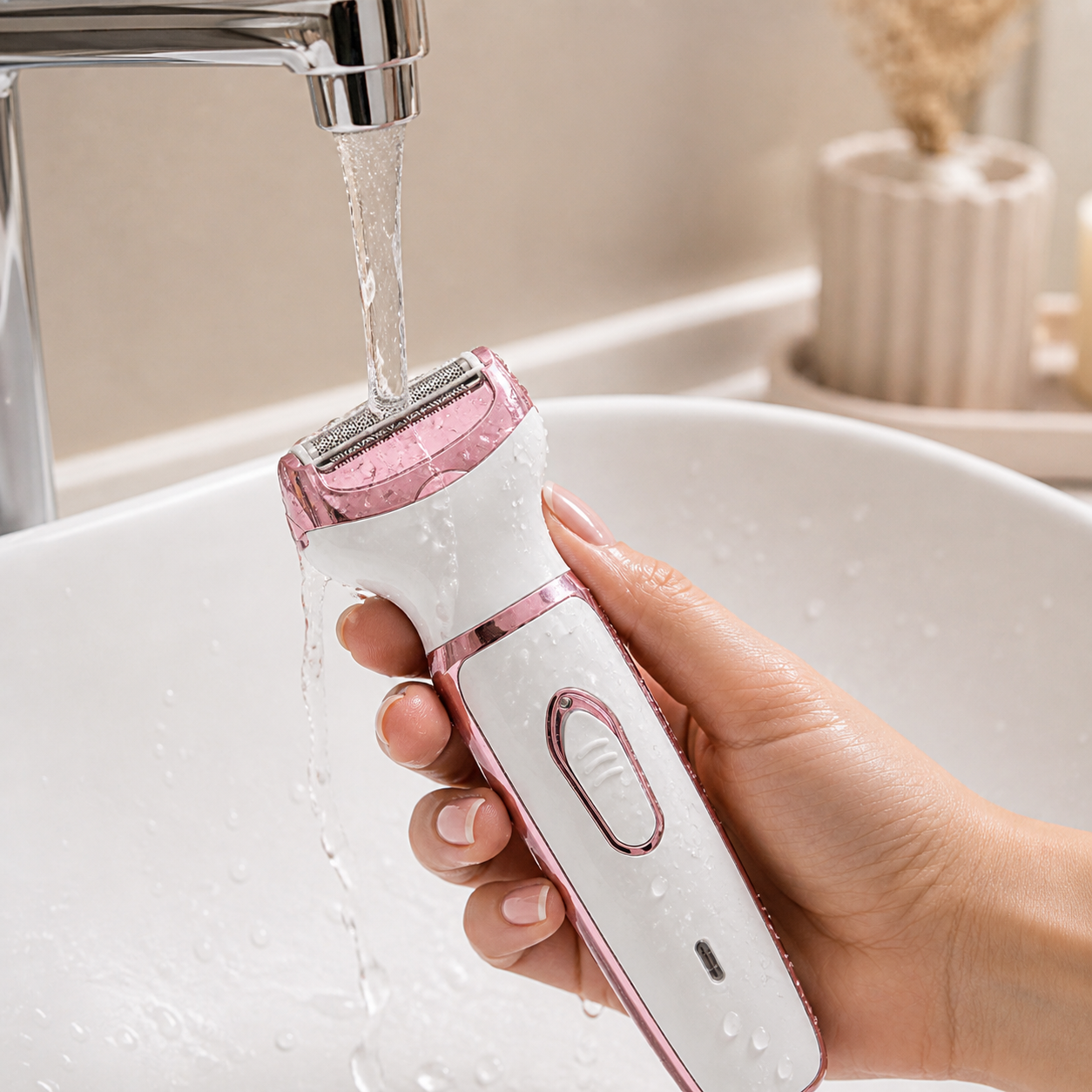 4-in-1 Beauty Shaver – Rasoir Femme Sans Fil